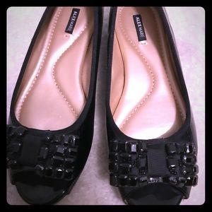 Alex Marie wedge peep toe